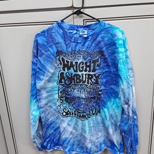 Tye dye long sleeve haight ashbury  Francisco gd